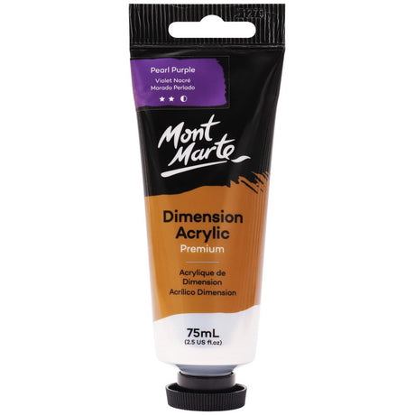 Mont Marte Dimension Acrylic Premium 75ml - Pearl Purple