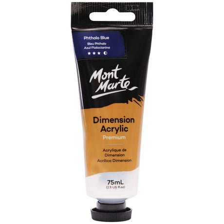 Mont Marte Dimension Acrylic Premium 75ml - Phthalo Blue