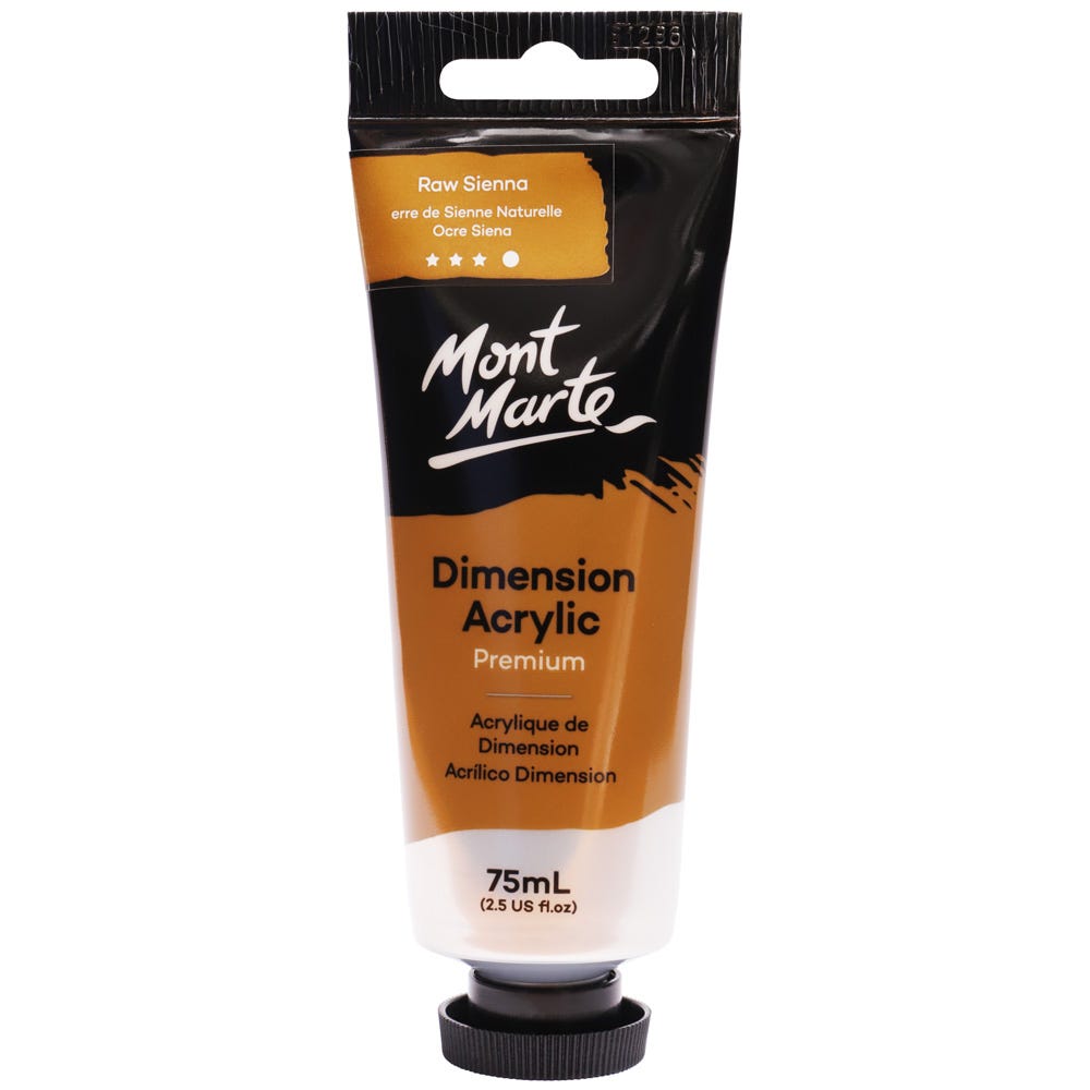 Mont Marte Dimension Acrylic Premium 75ml - Raw Sienna