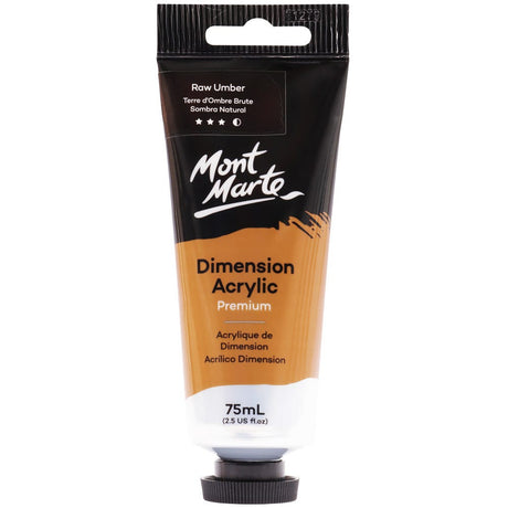 Mont Marte Dimension Acrylic Premium 75ml - Raw Umber