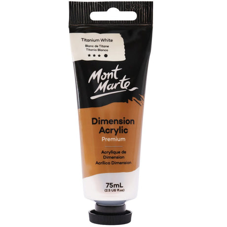 Mont Marte Dimension Acrylic Premium 75ml - Titanium White