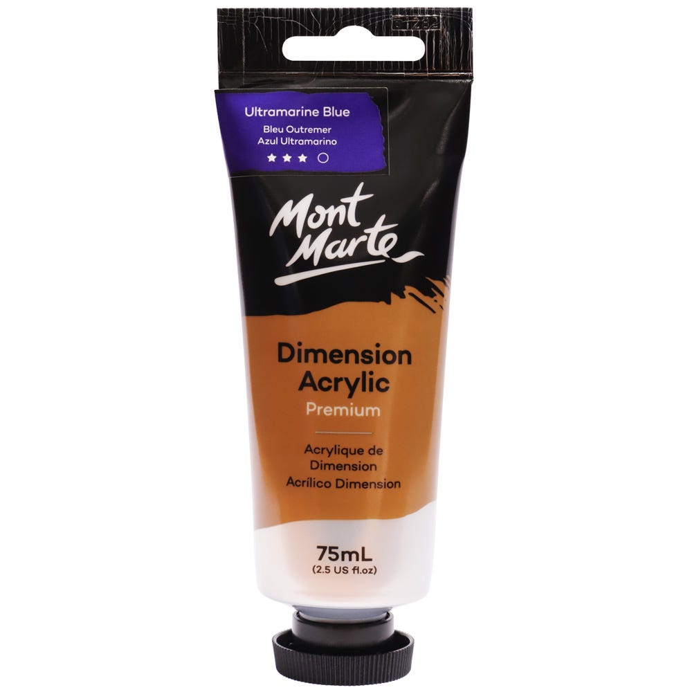 Mont Marte Dimension Acrylic Premium 75ml - Ultramarine Blue