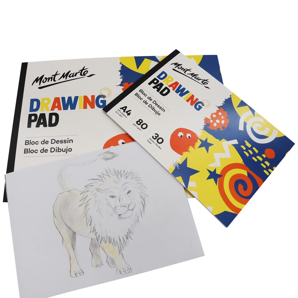 Mont Marte Drawing Pad A3 80Gsm 30 Sheets