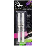 Mont Marte Dual Tip Colourless Blenders Premium 2Pc