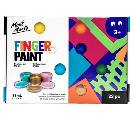 Mont Marte Finger Paint Set 20Pc X 35ml