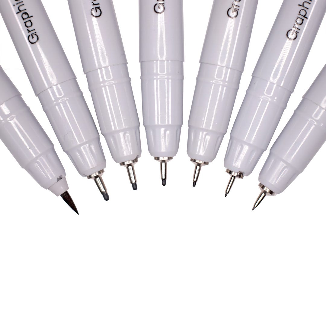 Mont Marte Graphic Fineliners Set Premium 7Pc