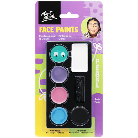 Mont Marte Kids Face Painting Set - Pearl