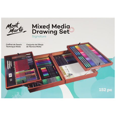 Mont Marte Mixed Media Drawing Set Signature 152Pc