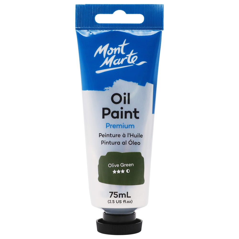 Mont Marte Oil Paint Premium 75ml - Olive Green
