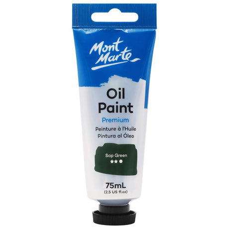 Mont Marte Oil Paint Premium 75ml - Sap Green