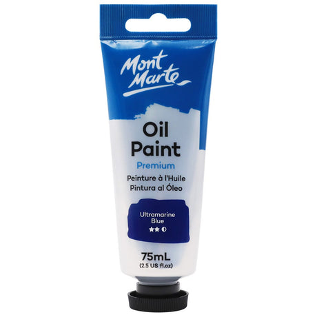 Mont Marte Oil Paint Premium 75ml - Ultramarine Blue