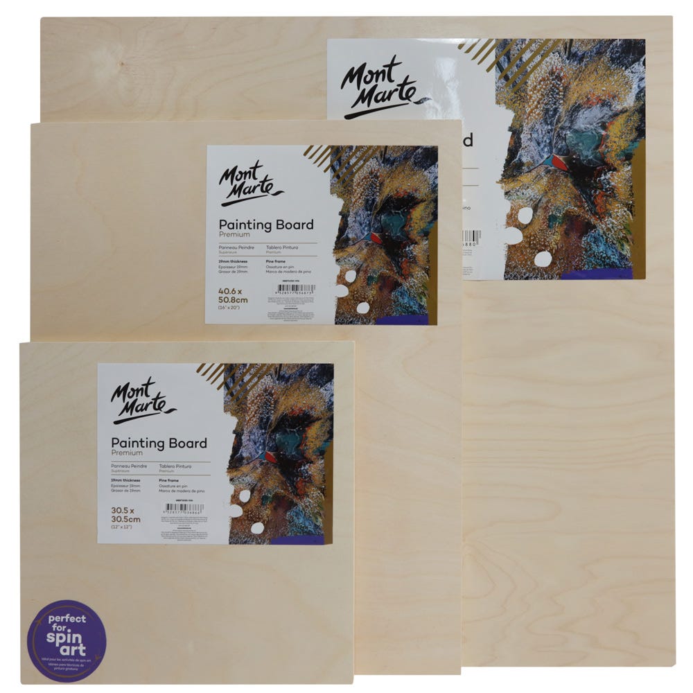 Mont Marte Painting Board Premium 30 5 X 30 5Cm 12 X 12In