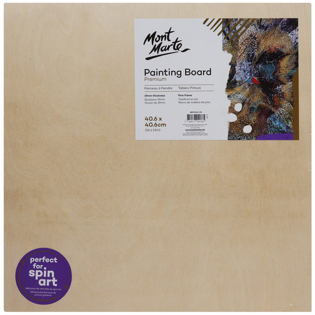 Mont Marte Painting Board Premium 40.6 X 40.6Cm (16 X 16In)