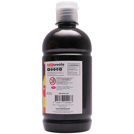 Mont Marte Poster Paint 500Ml 16 91 Us Fl Oz Lamp Black