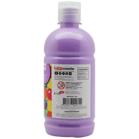 Mont Marte Poster Paint 500Ml 16 91 Us Fl Oz Light Purple