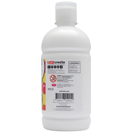 Mont Marte Poster Paint 500Ml 16 91 Us Fl Oz Titanium White