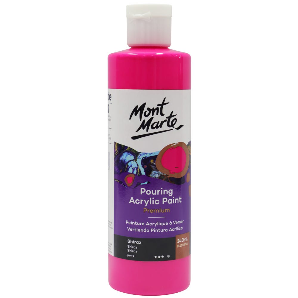 Mont Marte Pouring Acrylic Paint Premium 240ml - Shiraz