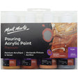 Mont Marte Pouring Acrylic Paint Set Premium 4Pc X120ml - Metallic