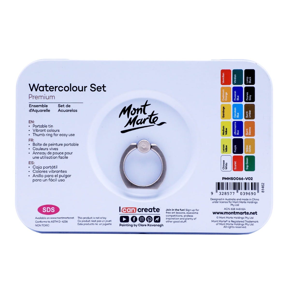 Mont Marte Watercolour Set Premium 21Pc