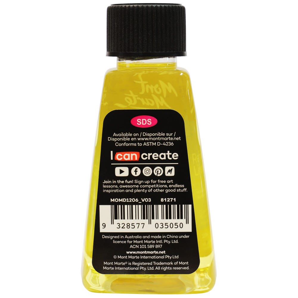 Mont Marte Refined Linseed Oil Premium 125Ml 4 23Oz