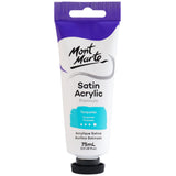 Mont Marte Satin Acrylic Paint Premium 75ml - Turquoise