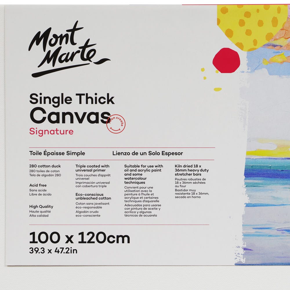 Mont Marte Single Thick Canvas Signature 100 X 120Cm 39 3 X 47 2In