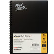 Mont Marte Visual Art Diary Black Signature 140Gsm A4 80 Page