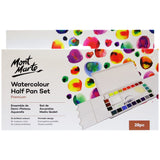 Mont Marte Watercolour Half Pan Set Premium 28Pc