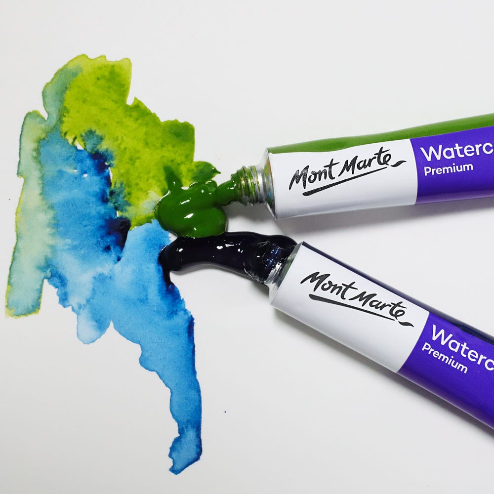 Mont Marte Watercolour Paints Premium 36Pc X 8Ml 0 3 Us Fl Oz