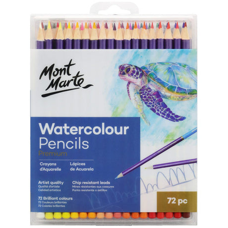 Mont Marte Watercolour Pencils Premium 72Pc