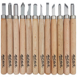 Mont Marte Wood Carving Set Premium 12Pc