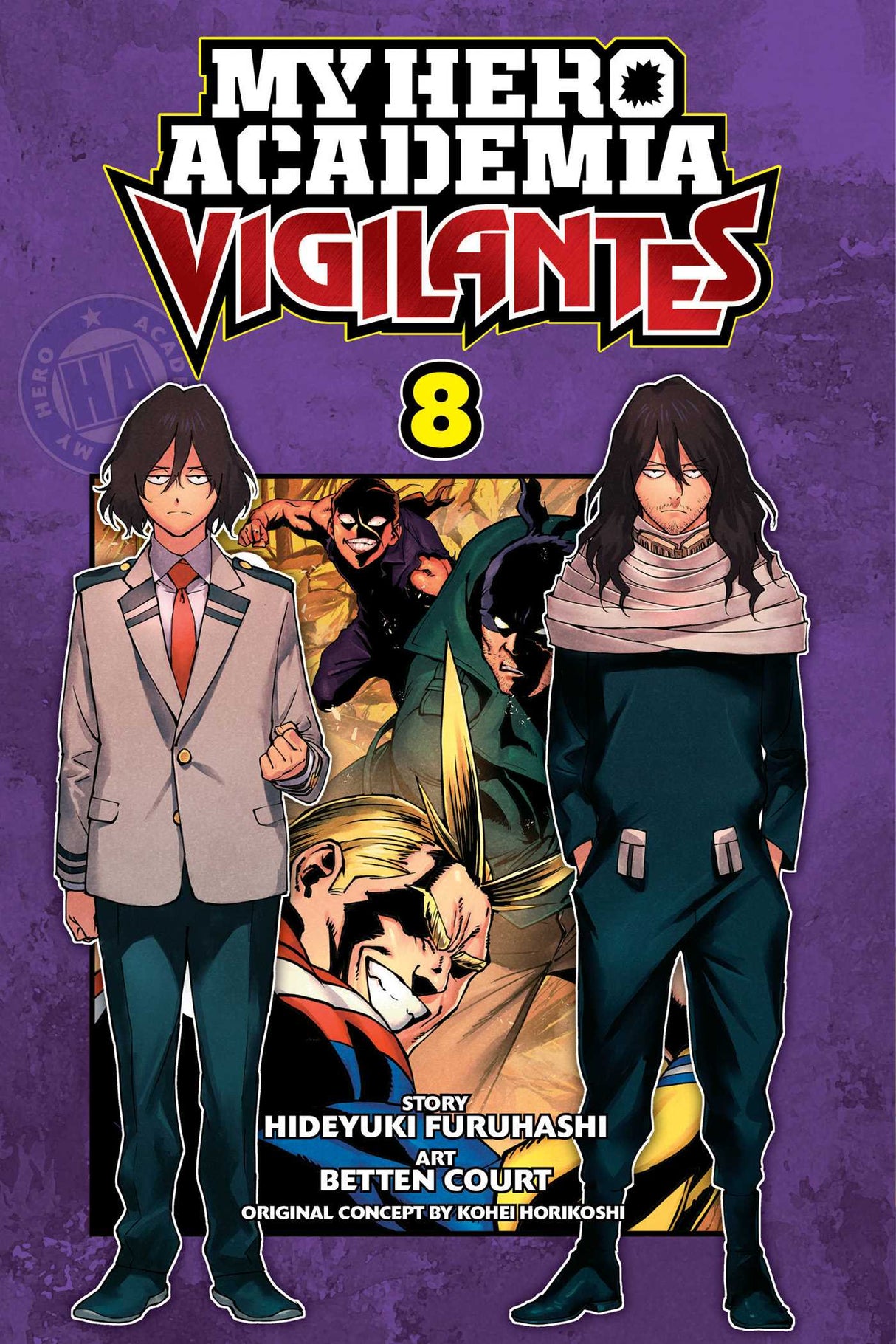 Cover image of the Manga My Hero Academia: Vigilantes, Vol. 8