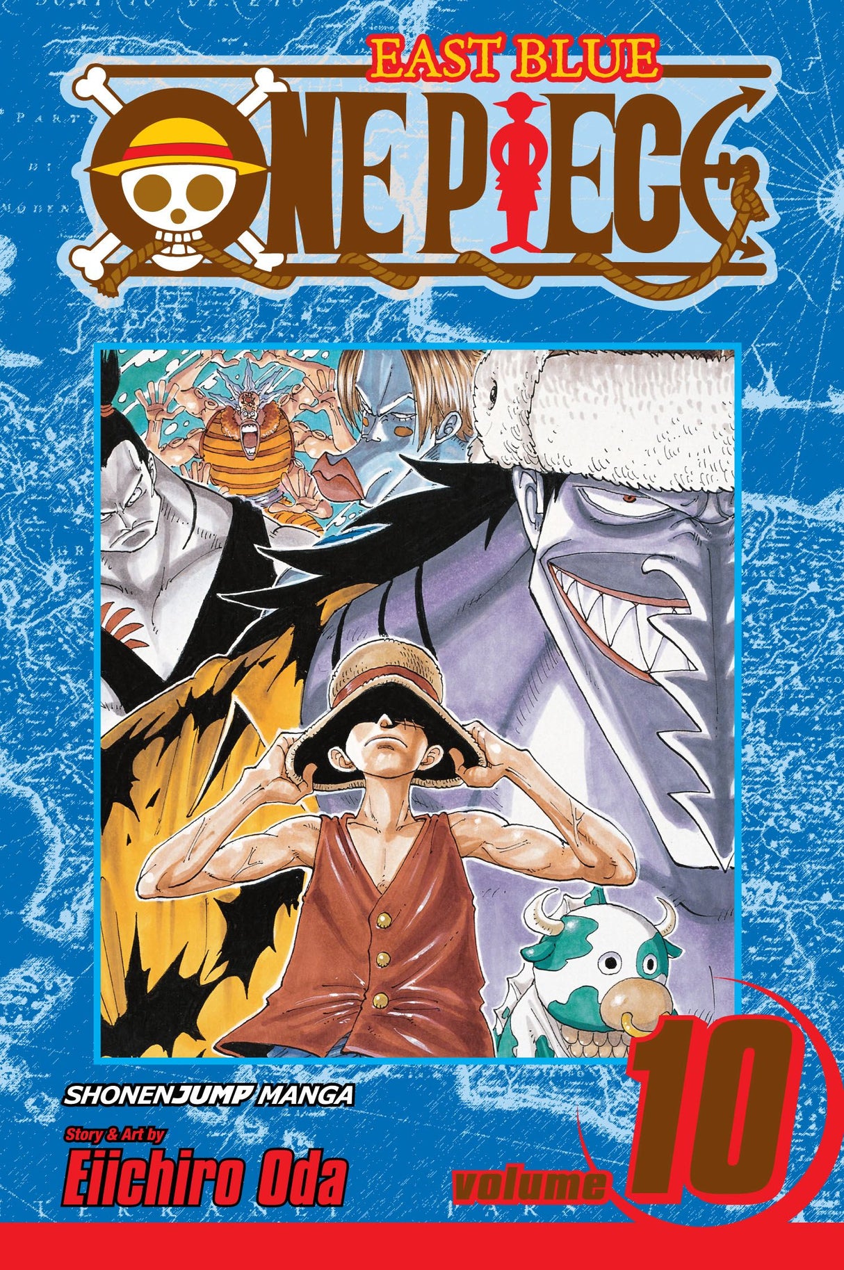 One Piece, Vol. 10: OK, Let's Stand Up! - Front Cover