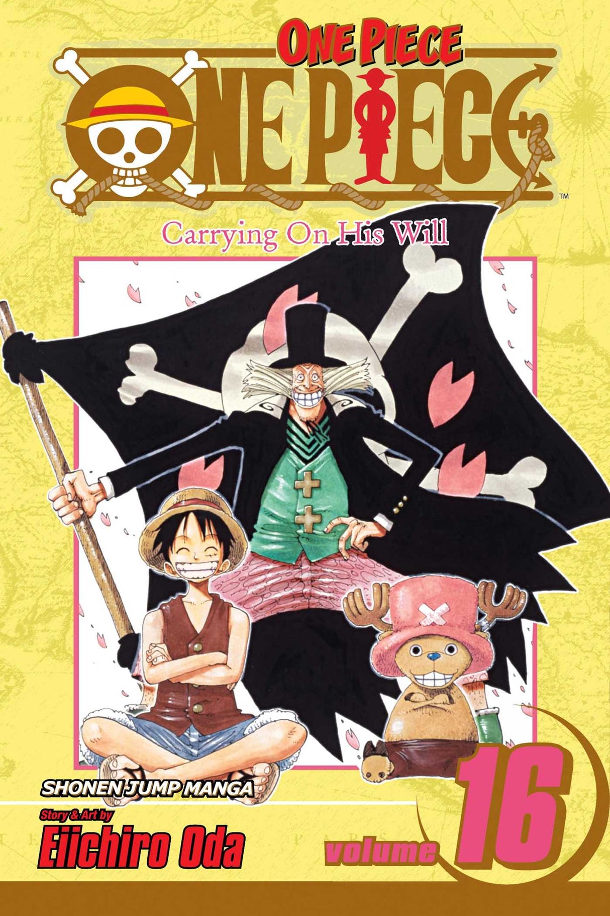 One Piece, Vol. 16: Carrying On His Will - Front Cover