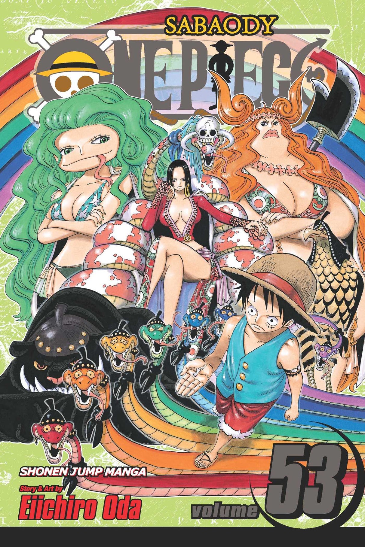 One Piece, Vol. 53: Natural Born King - Front Cover