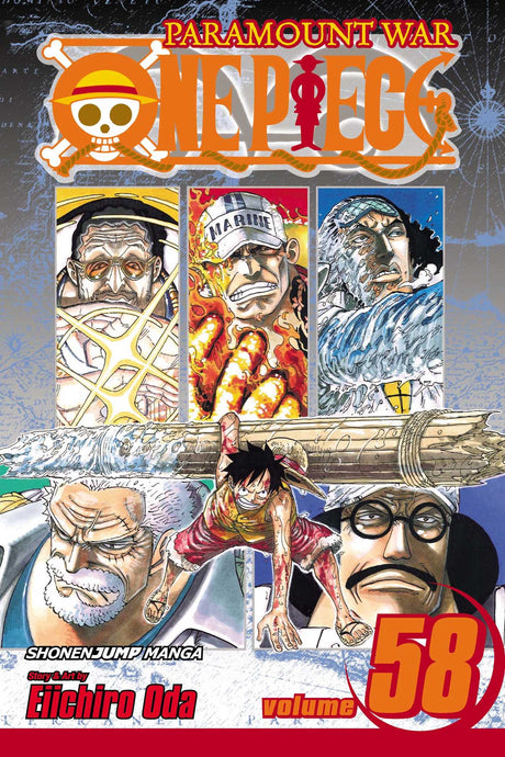 One Piece, Vol. 58: The Name of This Era is "Whitebeard" - Front Cover
