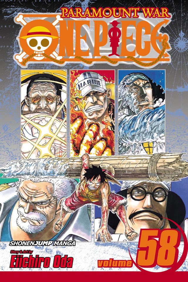 One Piece, Vol. 58: The Name of This Era is "Whitebeard" - Front Cover