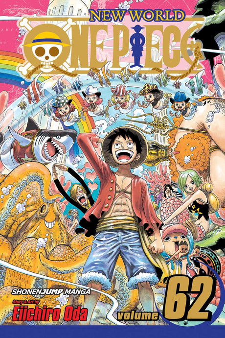 One Piece, Vol. 62: Adventure on Fish-Man Island - Front Cover