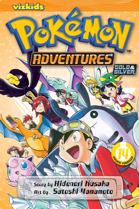 Cover image of the Manga Pokémon-Adventures-Gold-and-Silver-Vol-14