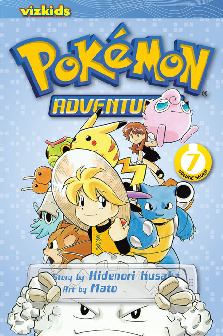 Cover image of the Manga Pokémon-Adventures-Red-and-Blue-Vol-7