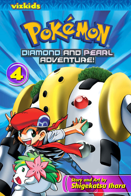 Cover image of the Manga Pokémon-Diamond-and-Pearl-Adventure-Vol-4